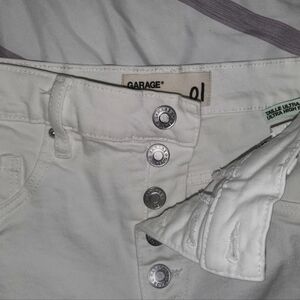 Garage White Ultra High Rise Jeans Size 1